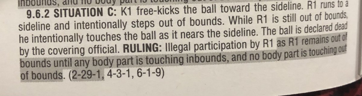 p_run_'s tweet photo. @bubbaswine @Wolfpackamk @CoachDanCasey NFHS Casebook covers this exact situation. Illegal participation (I incorrectly called it illegal touching in a previous post) https://t.co/9Vg8ycCSKB