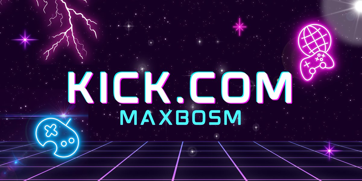 Hey Hey Just went live on kick come hang out with us. Much Love <3 kick.com/maxbosm