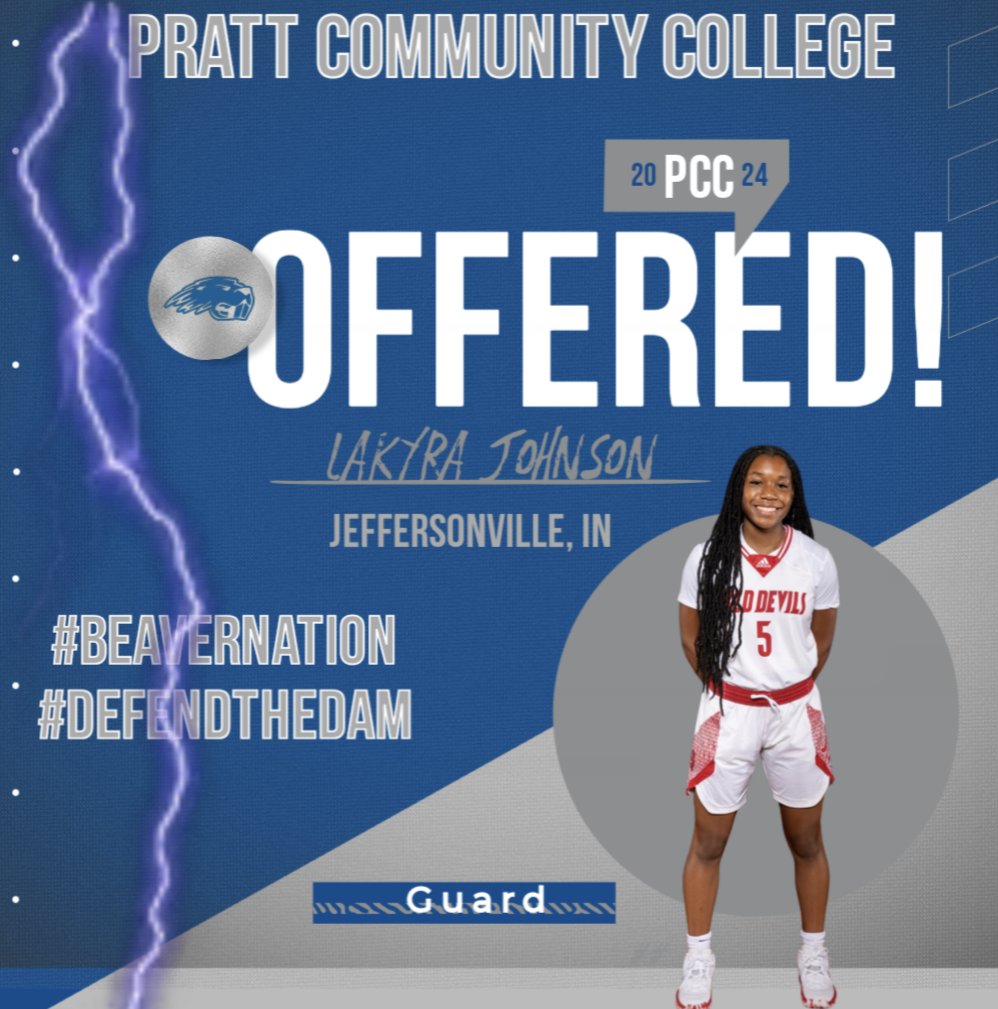 Doing our best to add quality Student Athletes to our 2024-25 squad! <a href="/LakyraJ5/">Lakyra Johnson</a> is high quality!!! 
#PrattCCWBB
#BeaverNation
#DefendTheDam