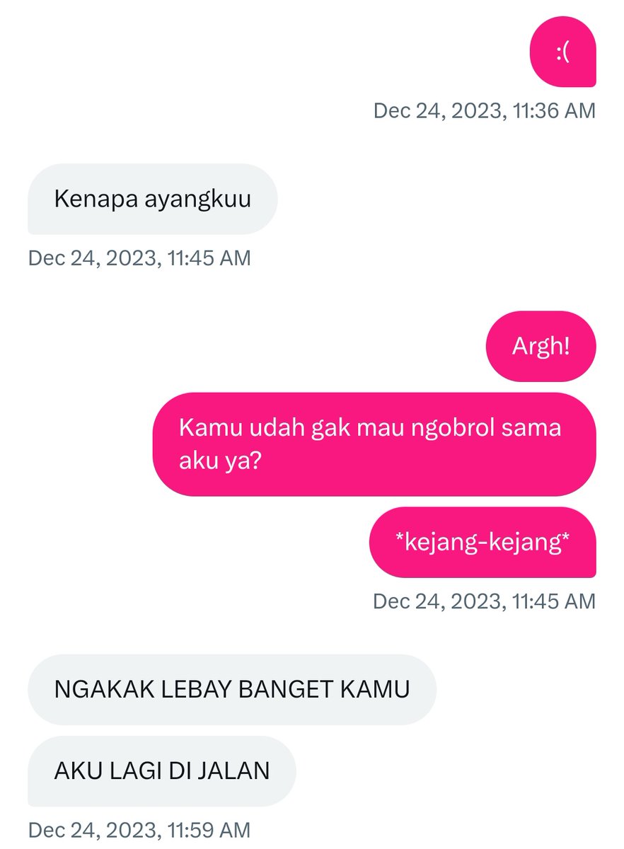 Gesta mirip aku. 😭