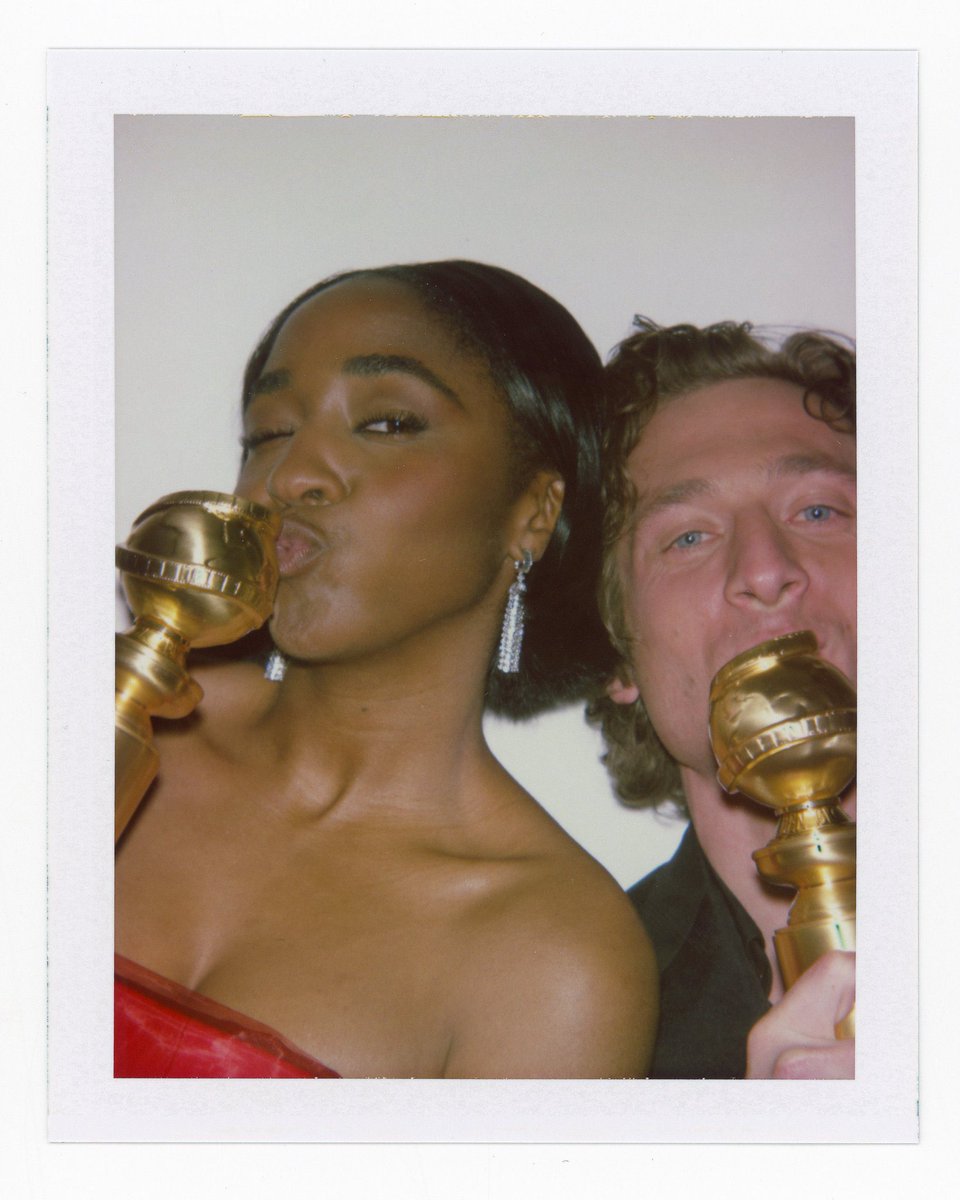 Ayo Edebiri and Jeremy Allen White at the #GoldenGlobes

via @Vulture