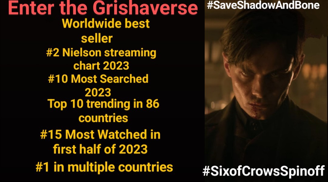 arti74098's tweet photo. @netflix #SunSummoner bless him you better begin filming #SixOfCrowsSpinoff #SaveShadowAndBone https://t.co/ARX7hQM2YM