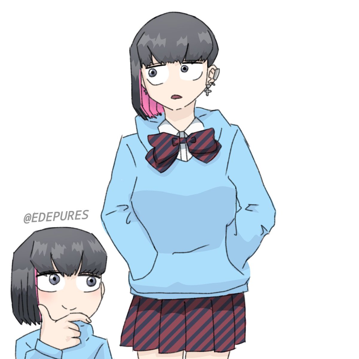 Muzuka shiina  🤳 

#Komisancantcommunicate #komi #komisan #MuzukaShiina #fanart