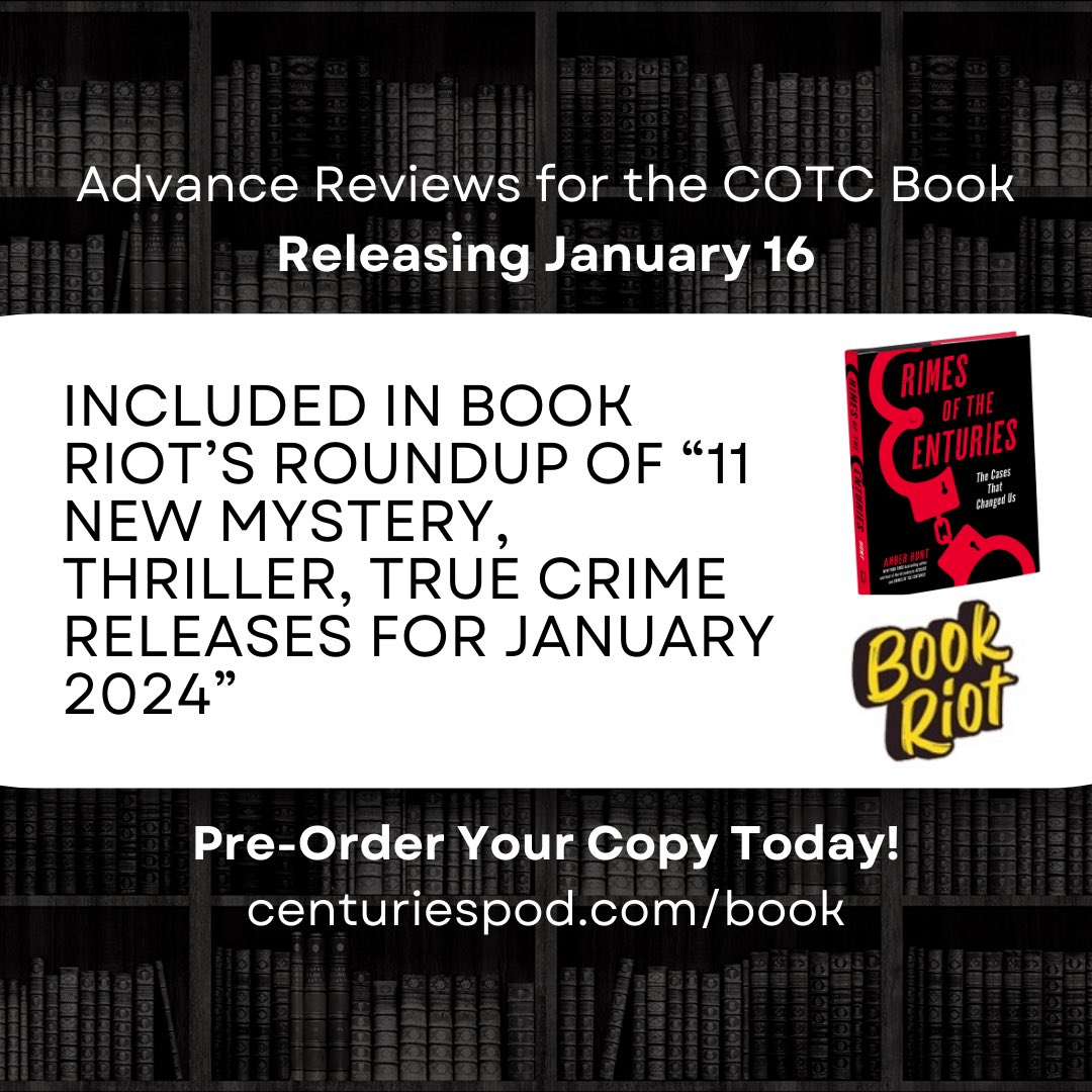 Crimes of the Centuries with Amber Hunt tweet media