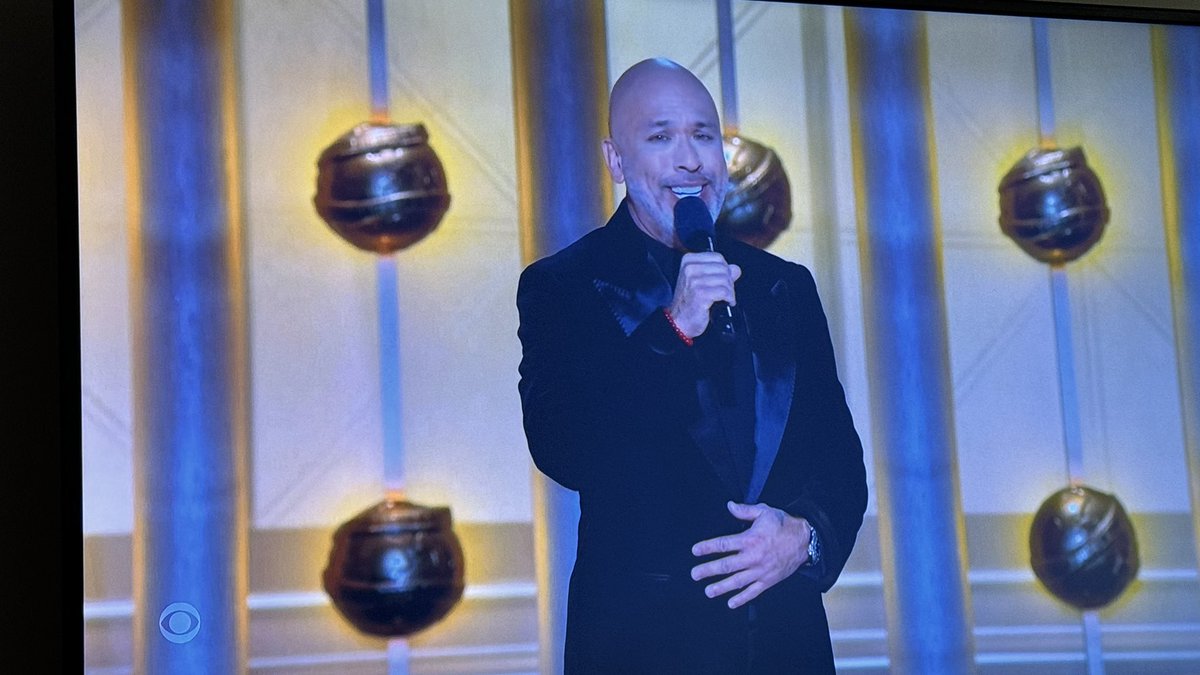 Skipst1's tweet image. The last four words Jo Koy said tonight, on the Golden Globes, was “Mahal Kita, good night”. 

Mahal Kita translates as “I love you.”