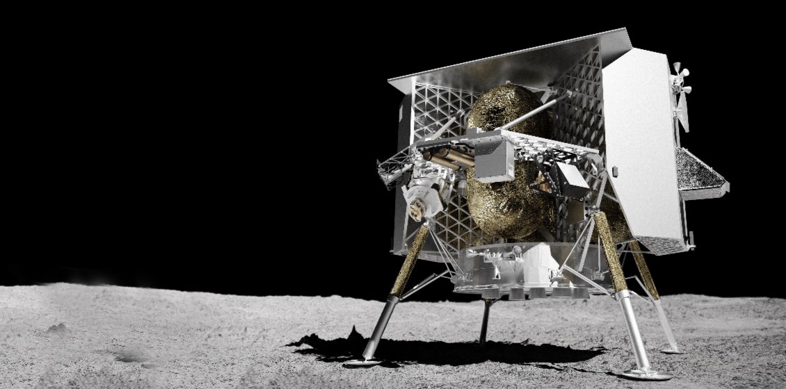 onlybeci's tweet photo. #MoonHour® ❄️
“Landing America back to the Moon” with a little help from six nations:
🇺🇸🇲🇽🇩🇪🇬🇧🇭🇺🚀…🌝
Meet #VulcanRocket’s passenger, #PeregrineLunarLander with its payloads aboard.
⏩https://t.co/X7EbizGr5u
#Cert1 #Astrobotics #MoonMission #ULA #NASA
Image Credit: Astrobotic