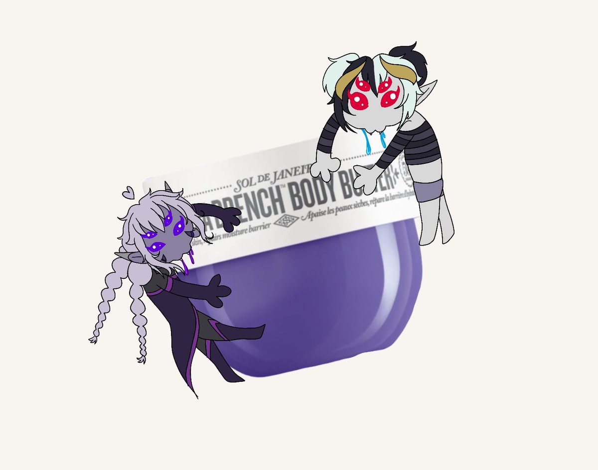 Spookidusk's tweet photo. Ye who hold the butter call forth the spiders 💜😂 ft: @omoh_yag 
#vtubers #spider #spidermeme #meme #VTuberDebut https://t.co/zrjjQ2SwHh