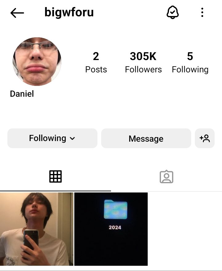 KDGZ0NES's tweet photo. #DANIEL instagram @/bigwforu reached 305k followers already! 🎀 https://t.co/nd3waOGwtt