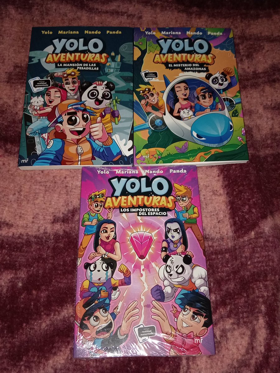 KGAventurera's tweet photo. Bueno ahora sí les mostraré esto de verdad estoy feliz porque me costó conseguirlo en verdad lo estaba esperando y sinceramente se los digo si no llegaba aquí a mi ciudad ya no lo iba a comprar pero por fin llegó a una librería y ya tengo es el nuevo libro de Yolo Aventuras 🥳 https://t.co/I28EjYnnig