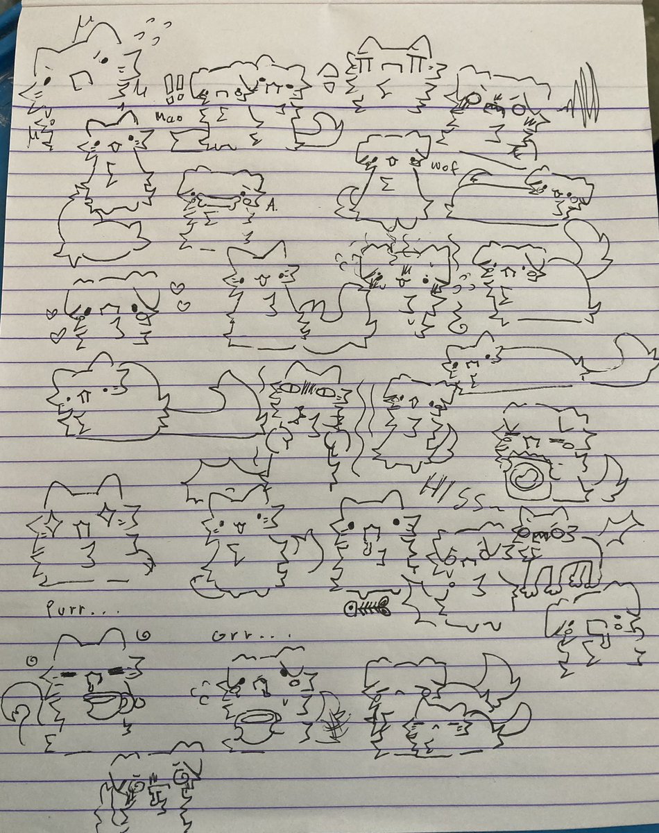 crawlipede's tweet photo. Doodles I made during english class https://t.co/8DlCsXMsHO