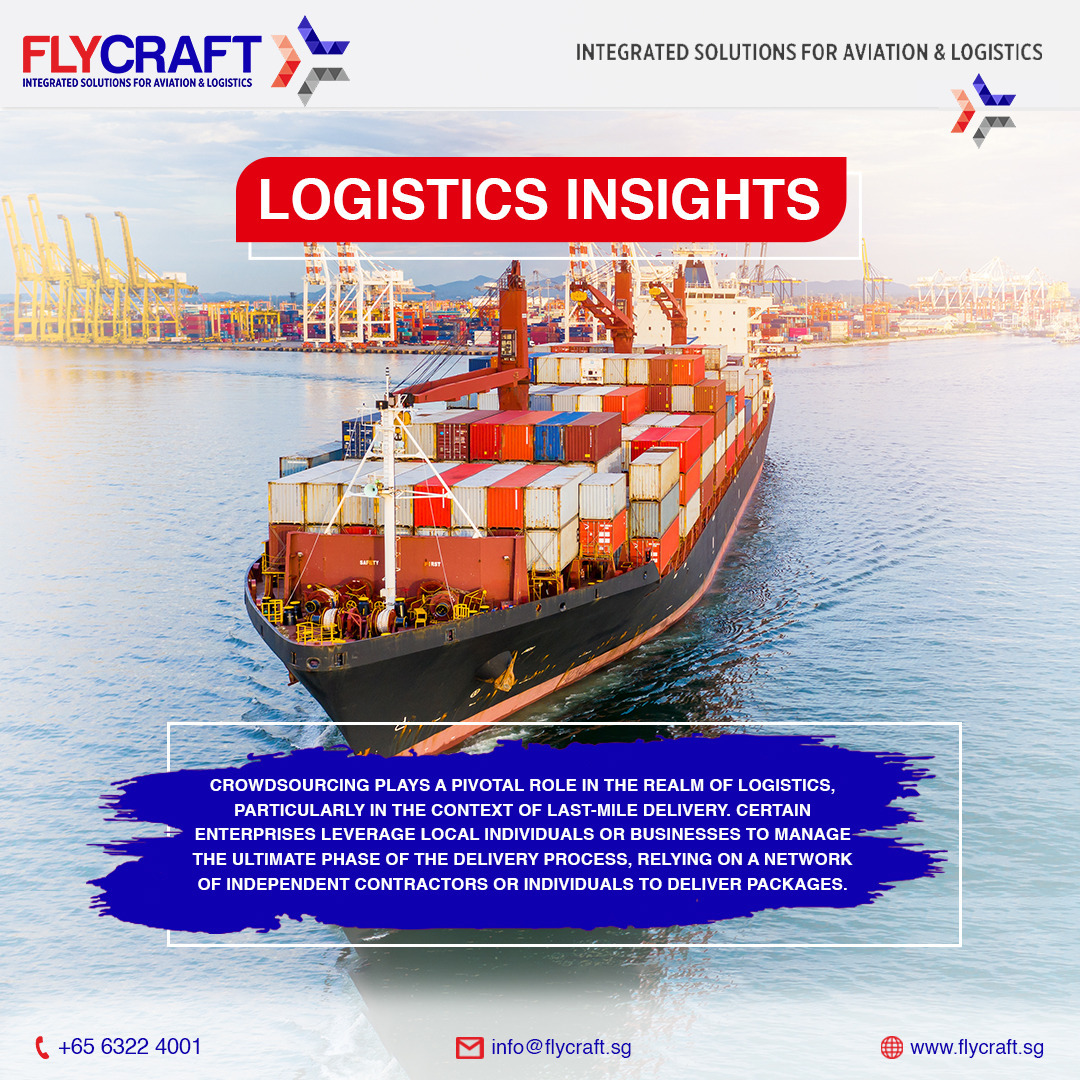 Unlocking the power of logistics facts! 

🌐 Did you know crowdsourcing is a game-changer in last-mile delivery?

Stay tuned for more interesting facts.

#logisticsinsingapore #singapore #b2blogistics #crowdsourcing #lastmiledelivery #logisticsfacts #logisticsinsights #flycraft