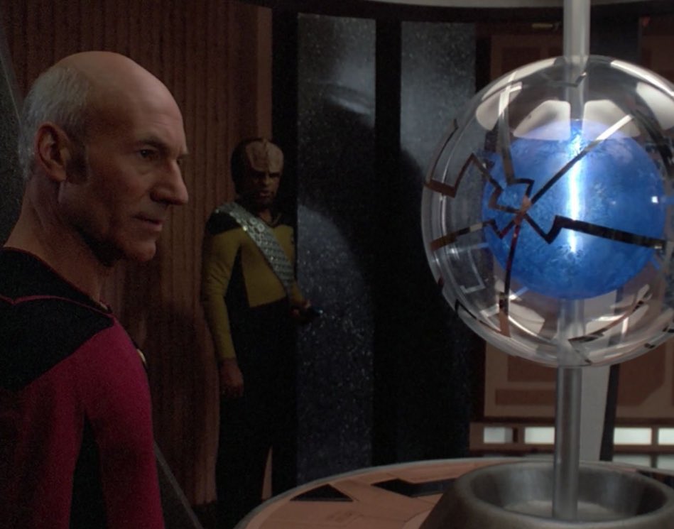 MadonnaOTS's tweet image. “I’ve never seen a Fun Ball this…agitated. We don’t have much time, Mr. Worf.”
#TNGSunNight #TOSSatNight #HappyFunBall
