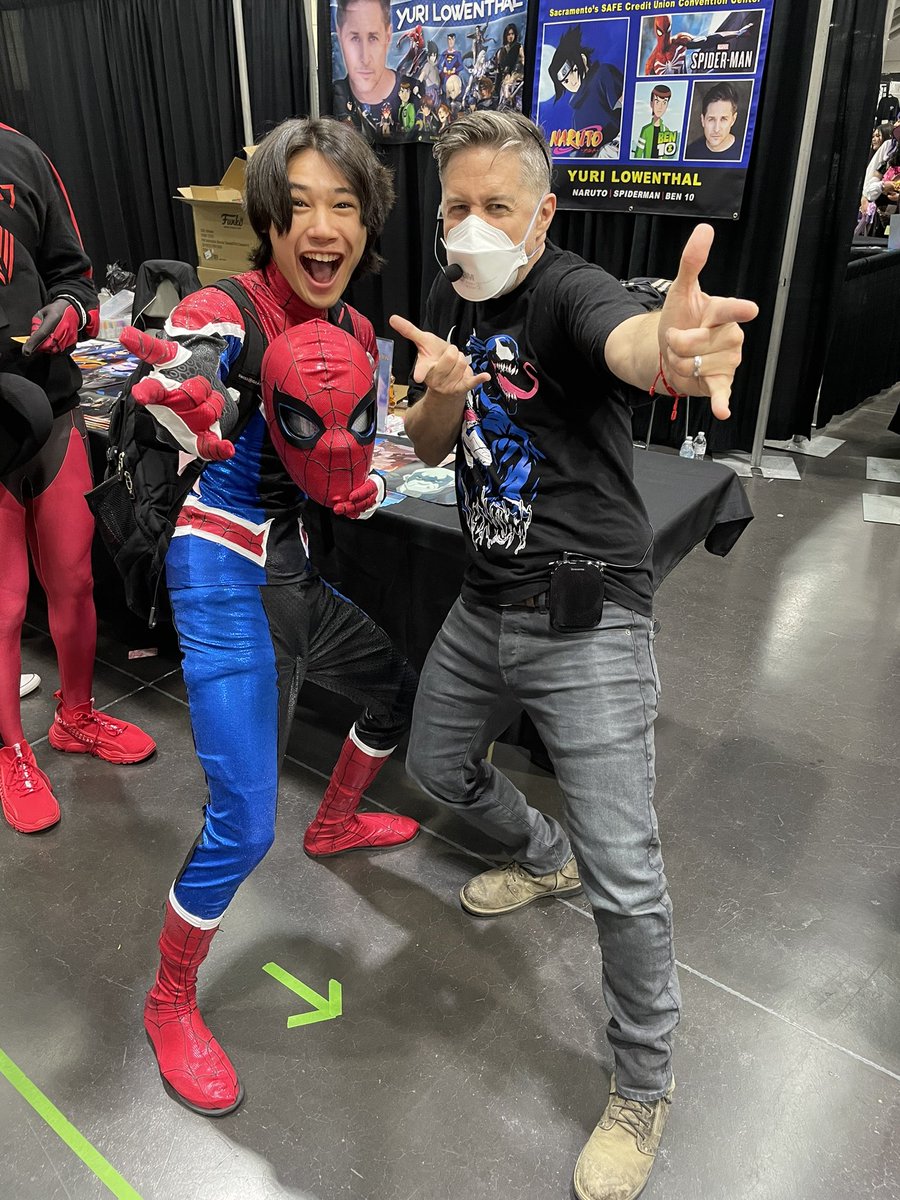 SuperiorChris17's tweet image. THE SACRAMENTO SPIDER-BOYS MEET YURI LOWENTHAL! @YuriLowenthal #BeGreater #BeGreaterTogether #SpiderMan #Sacramento