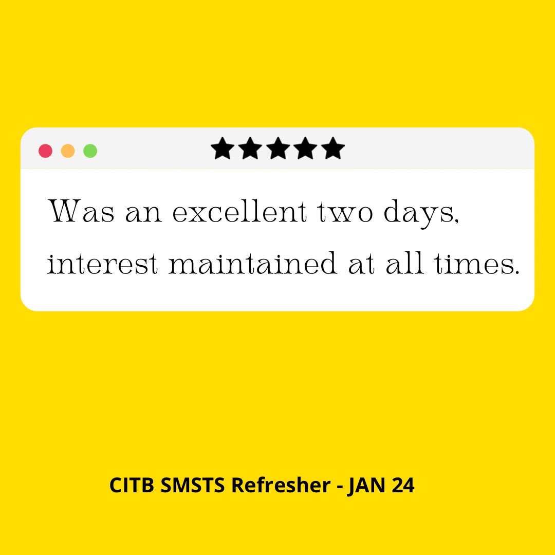 Great feedback from a candidate that has used Lighthouse for their career journey in Health and Safety, along with feedback for other courses we offer.

For upcoming training visit lighthousesafety.co.uk/training-cours…

#feedback #training #healthandsafety #healthandsafetytraining