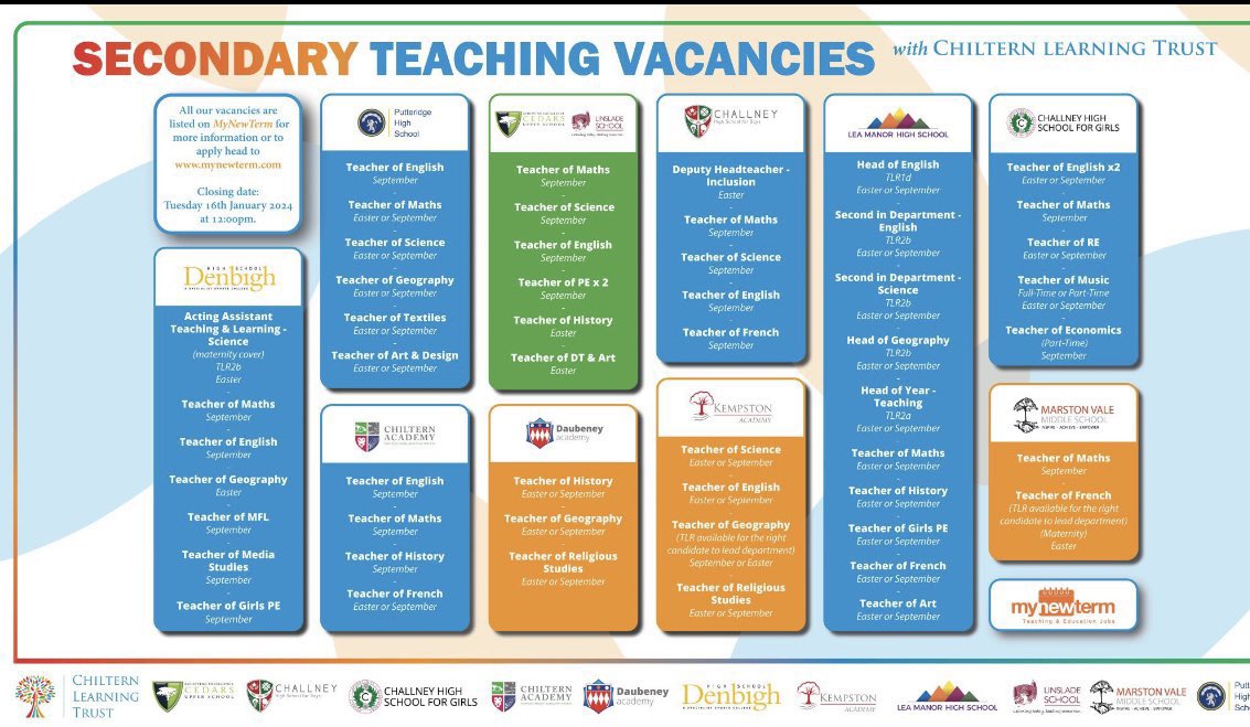 MVM_school's tweet image. Looking forward to the recruitment fair at Kempston Academy today. Great opportunities available at our wonderful school.