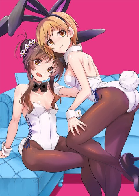 今年の描き初めは高森藍子ちゃんと相葉夕美ちゃんです 