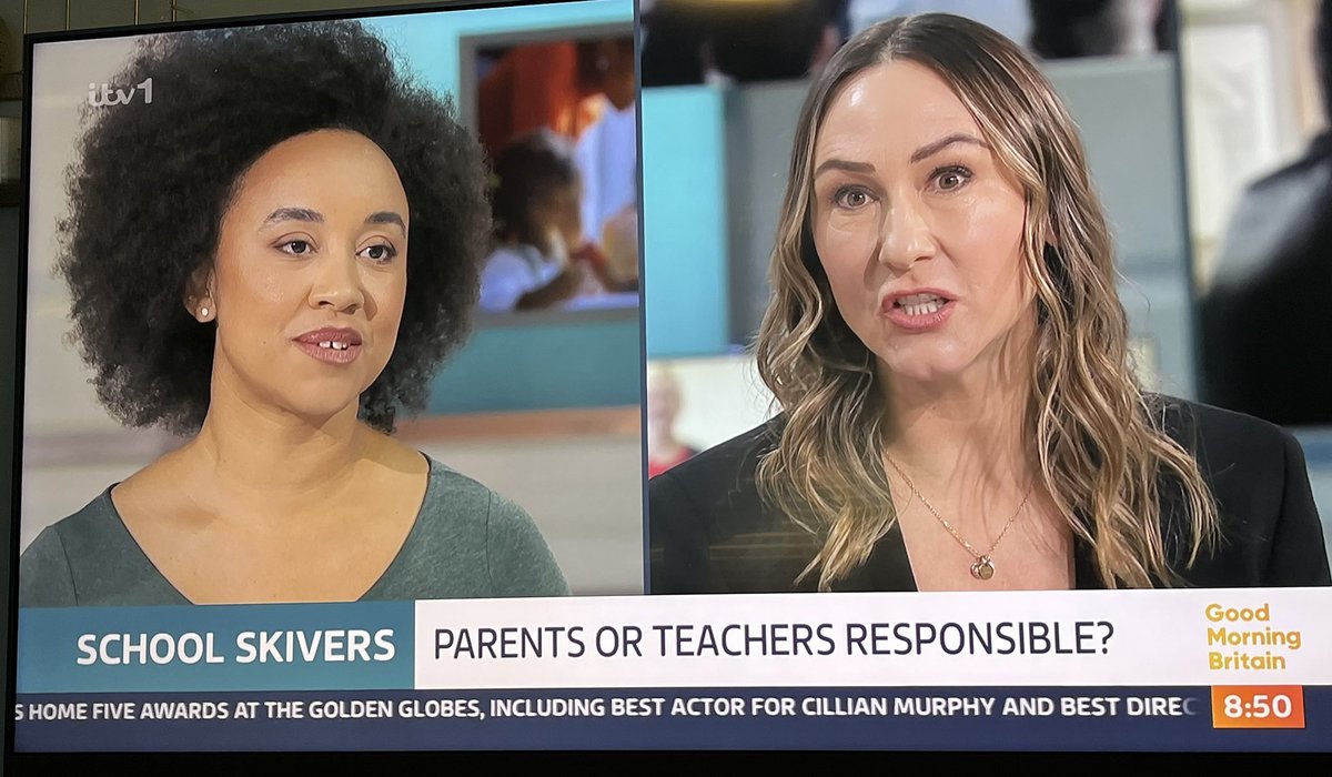 AskAutistics's tweet photo. Absolutely appalled at the title @GMB used “school skivers - parents or teachers responsible?” 
As the saying goes “kids do well if they can” and some children can’t because of unmet needs at school.
Do better @GMB 
#sen #Autism #ADHD #anxiety https://t.co/mD8NHZYeGe