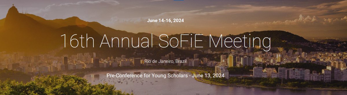 Hi #EconTwitter! 🌐

Looking for one of the best #econometrics conferences in 2024? 

Check out the SOFIE 2024 Conference! As the premier event of the Society for Financial Econometrics, expect groundbreaking #econometrics papers and presentations from leaders in the field.