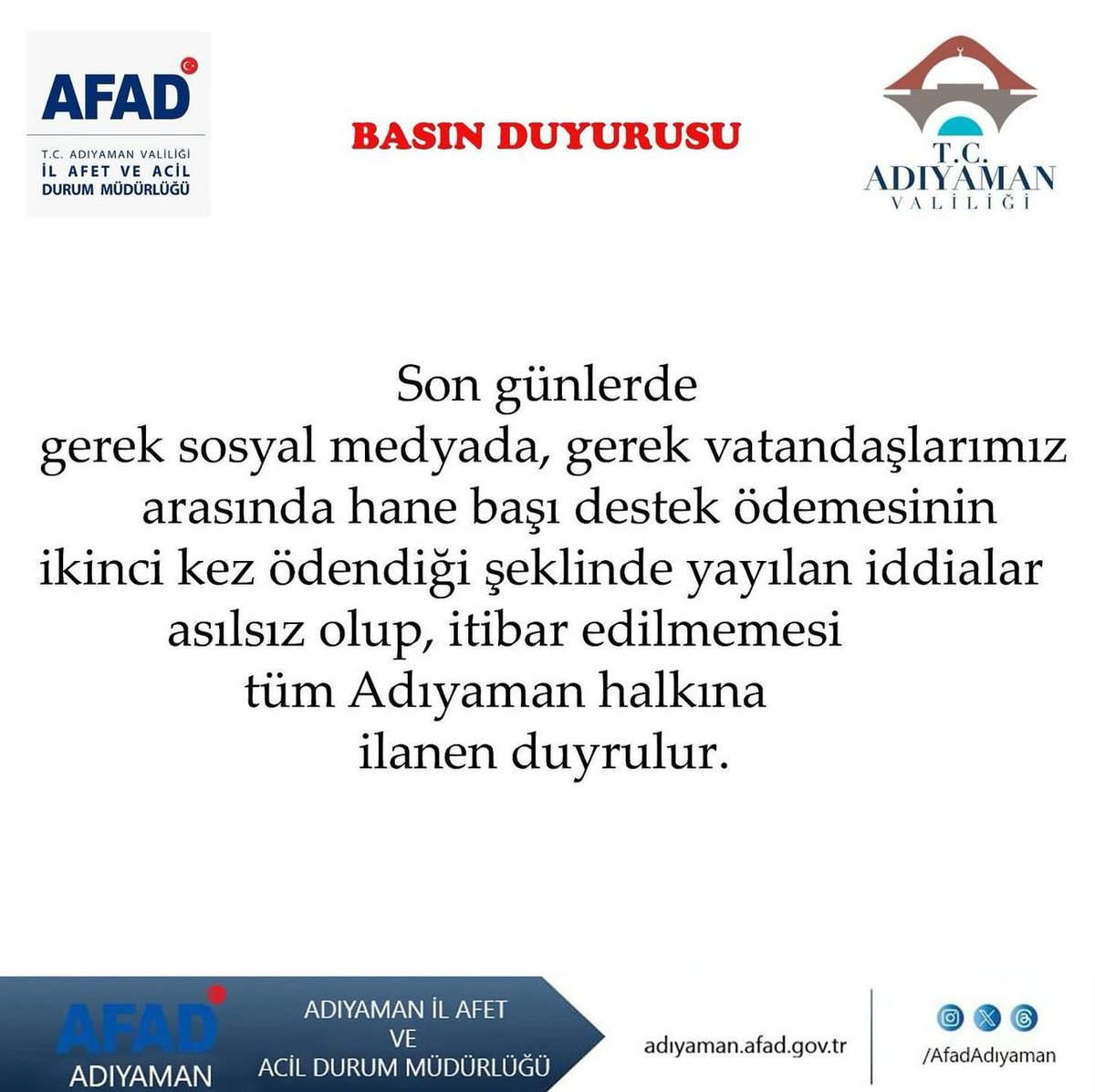 📢VATANDAŞLARIMIZA DUYURULUR📢