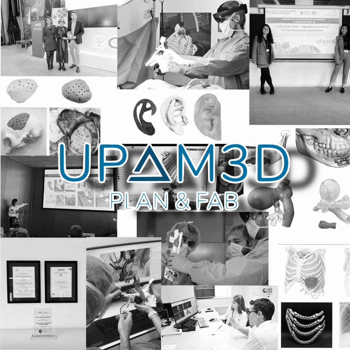 🎉 Happy New Year to all!
New year, new challenges ahead ⚒.
🙏Thank you all for supporting innovation, interdisciplinary work and custom-made solutions to improve the quality of care.

#UPAM3D #HospitalGregorioMarañon #impresion3D
