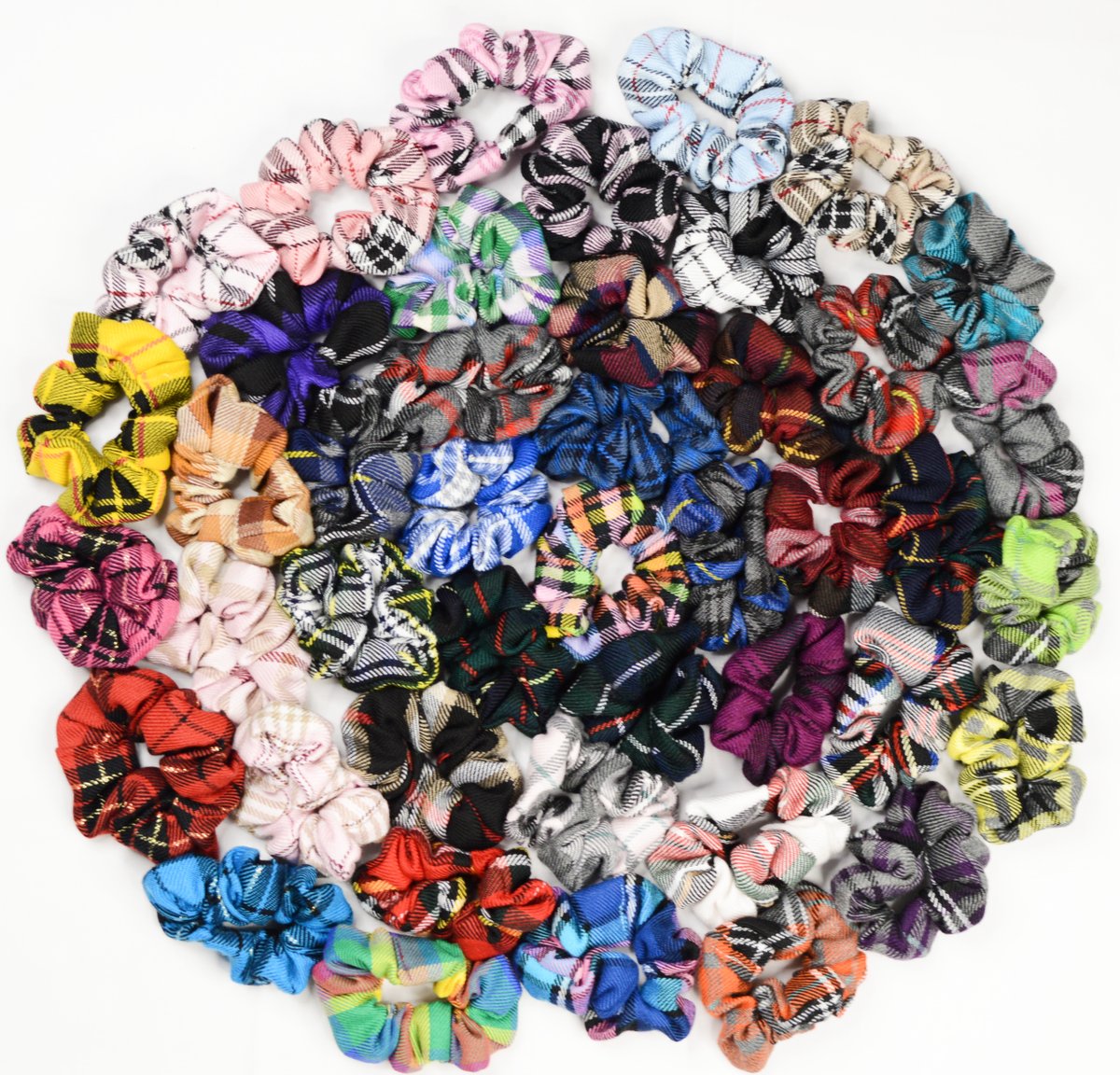 Grab your tartab scrunchies in mega, standard and mini size on my website. #MHHSBD #Craftbizparty #UKmakers #ShopIndie