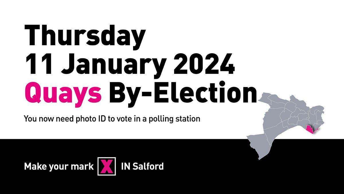 If you live on the Quays, don’t forget to vote this Thursday for your new Quays Councillor. Remember you now need photo ID to vote at a polling station. See the comments for the link to more details. #MakeYourMark