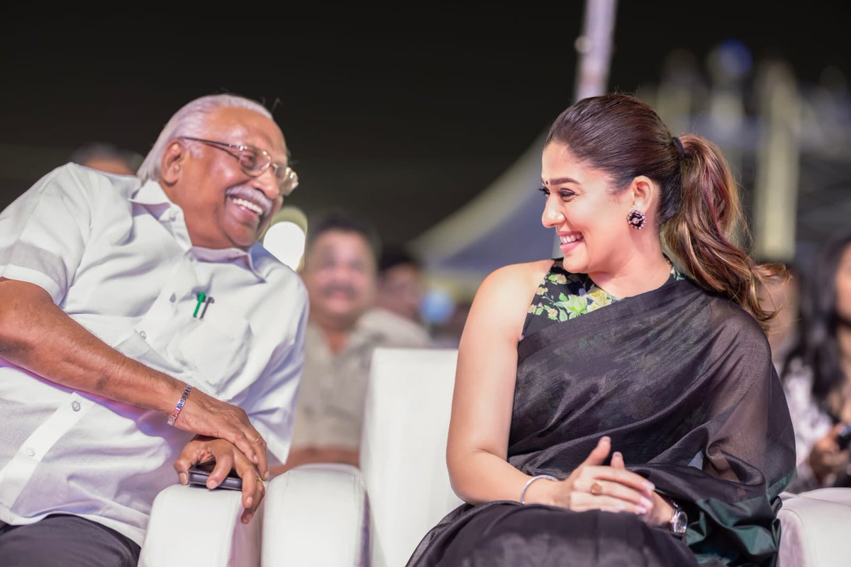 #Nayanthara  
producer GokulamGopalan sir @GokulamGopalan
#Kalaignar100