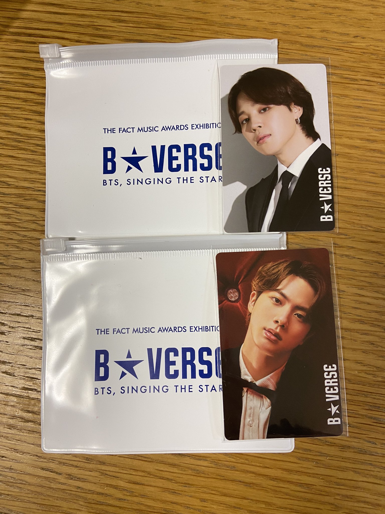B★VERSE JIMIN トレカ ✨入場時プレゼントのトレカ全種類初公開📷／ B☆VERSEでは7人×3