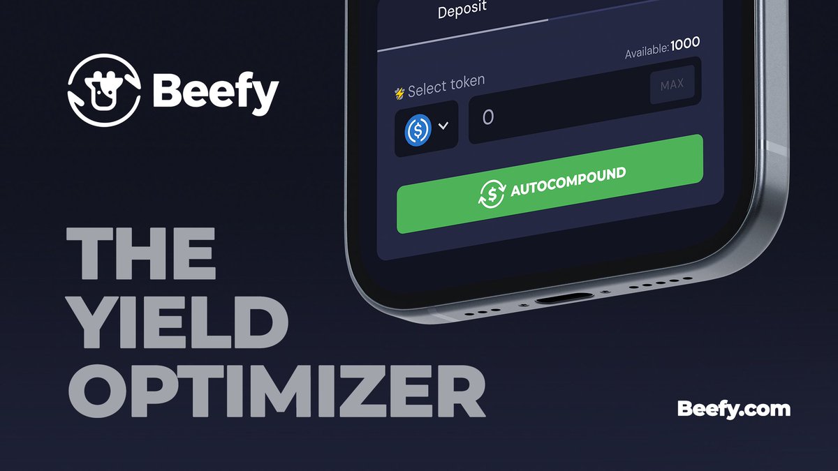 beefystats's tweet image. Introduction to @beefyfinance 🐮

Welcome to a thread where we explore how beefy.com is revolutionizing the #DeFi space. Known for its high-efficiency yield farming, let's dive into what makes it a standout platform.