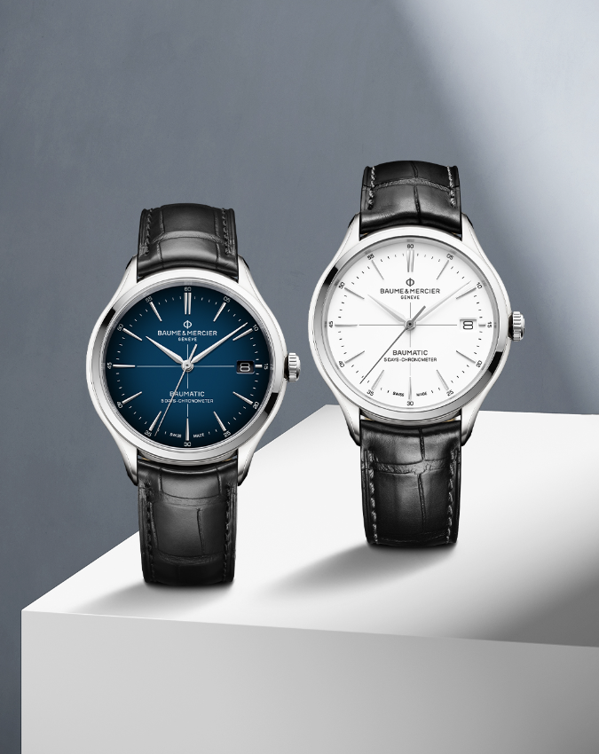Chronoflam's tweet photo. Clifton 10467 & 10518
40 mm, Baumatic manufacture movement, 5 days power reserve, COSC-certified for daily chronometric precision, Antimagnetic to 1500 Gauss, Fast Strap technology - Interchangeable strap system.
#BaumeetMercier
#Baumatic
#Clifton
#ShapingTime
#WATCH
#watches https://t.co/S85vrJYdI7