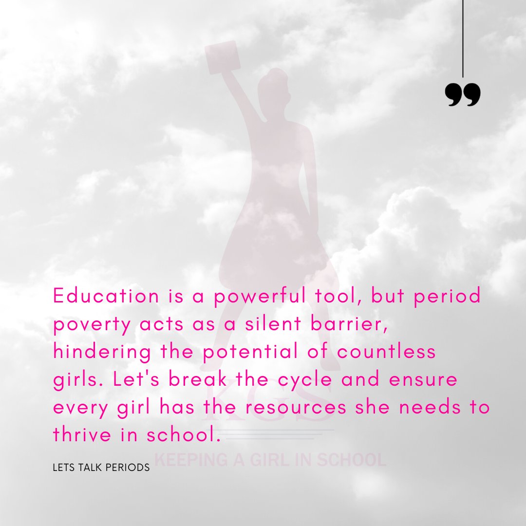 #MenstrualMonday

Education vs Period Poverty.

#WeAreCommitted #endperiodpoverty #keepgirlsinschool #letstalkperiods #usikueMSHY