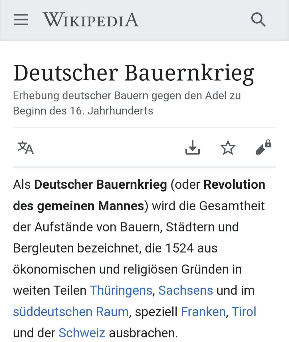 zukunft37's tweet photo. Vor exakt 500 Jahren gab es in Deutschland einen #Bauernaufstand.
Dieses Jahr "feiern" die #Bauernproteste also sozusagen Jubiläum.
Ich wollte diesen interessanten historischen Fakt nur mal erwähnen!
#GoBauern 💪🚜🚜🚜 https://t.co/KZI0a5SeBH