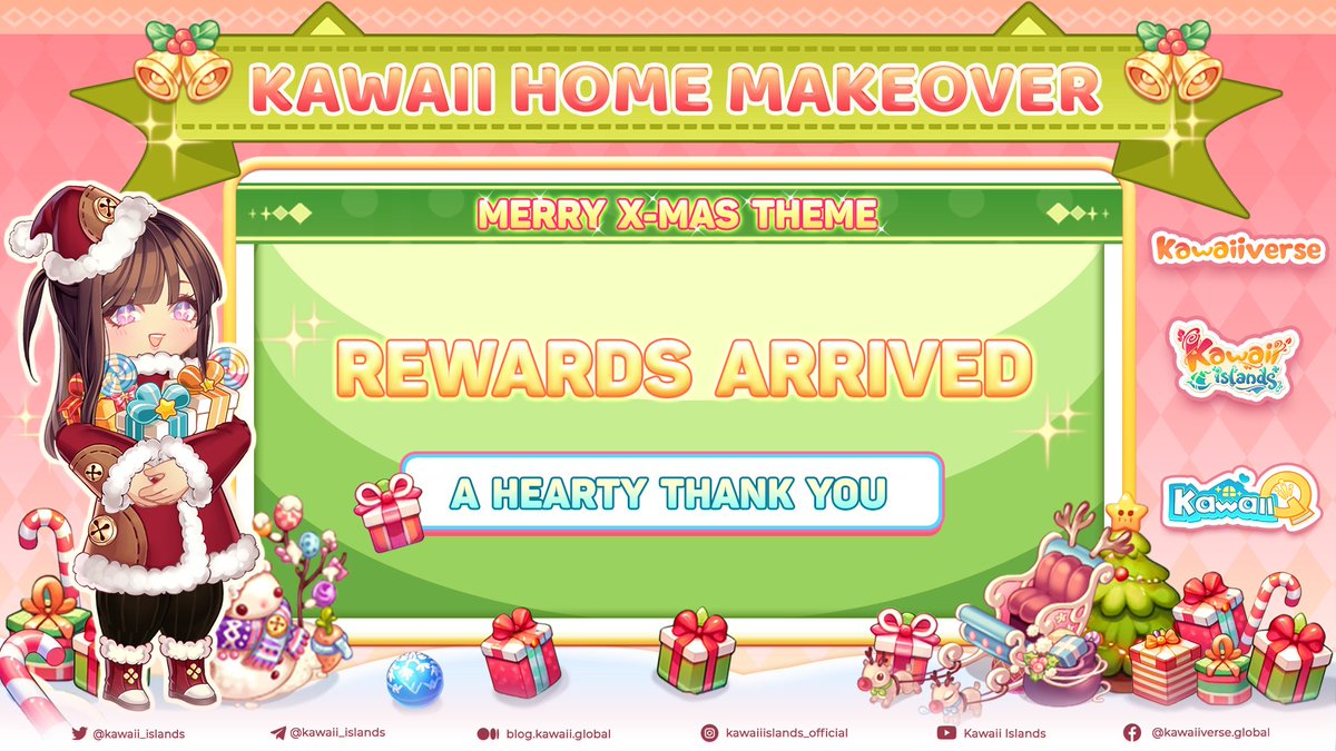 🌟 A Hearty Thank You to Our Kawaii Home Makeover Participants! 🎁 Find the Blue Bunny statue 🐰 plus extra goodies in your mailbox. Top 5 designers, the Reindeer carriage statue 🛷 is yours! See results 👉🏻bit.ly/48GZ62a ✨ Grateful for your joy and creativity. Let's