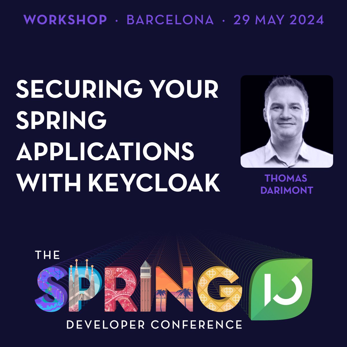 Spring I/O (@spring_io) on Twitter photo <a href="/thjanssen123/">Thorben Janssen</a> <a href="/vitalethomas/">Thomas Vitale</a> 3️⃣ Securing your Spring Applications with Keycloak - <a href="/thomasdarimont/">Thomas Darimont</a>
Unlock the secrets of robust security! Dive into the world of <a href="/keycloak/">Keycloak</a> and learn how to fortify your Spring applications.
2024.springio.net/workshops/secu… <a href="/thjanssen123/">Thorben Janssen</a> <a href="/vitalethomas/">Thomas Vitale</a> 3️⃣ Securing your Spring Applications with Keycloak - <a href="/thomasdarimont/">Thomas Darimont</a>
Unlock the secrets of robust security! Dive into the world of <a href="/keycloak/">Keycloak</a> and learn how to fortify your Spring applications.
2024.springio.net/workshops/secu…