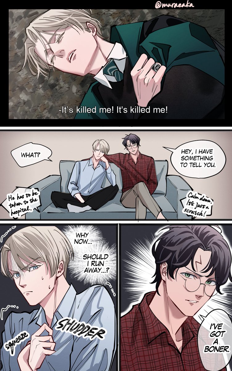 muraeaka's tweet photo. Somehow they are watching a film they are in.
#Drarry #hpdm https://t.co/Ulzdv8fHtH
