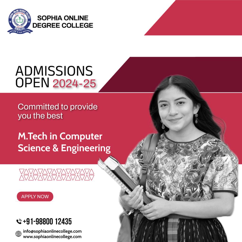 SophiaonlineDeg's tweet image. Complete your &quot;M.Tech in Computer Science and Engineering&quot; while continuing your job

contact now: wa.me/+919880012435

Learn More:
sophiaonlinecollege.com

#MTechCSE #KiaraAdvani #EnginAkyuerek #HondaElevate #KARINA #TamannaahBhatia #AjayDevgn