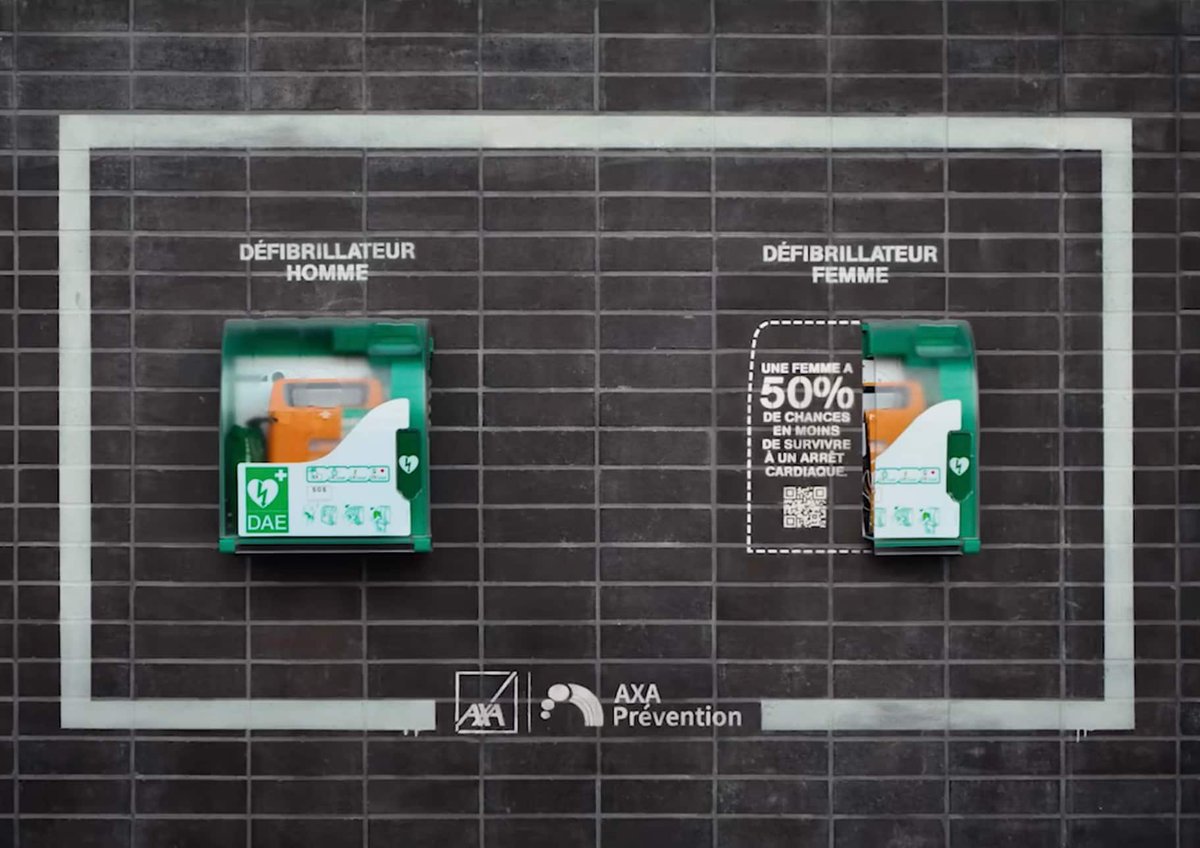 Axa Prévention dévoile des défibrillateurs coupés en 2 pour illustrer les inégalités de santé hommes-femmes : “Les femmes ont 50% de chance en moins de survivre à un arrêt cardiaque”

Plus d’infos : bit.ly/4aOgCmR
