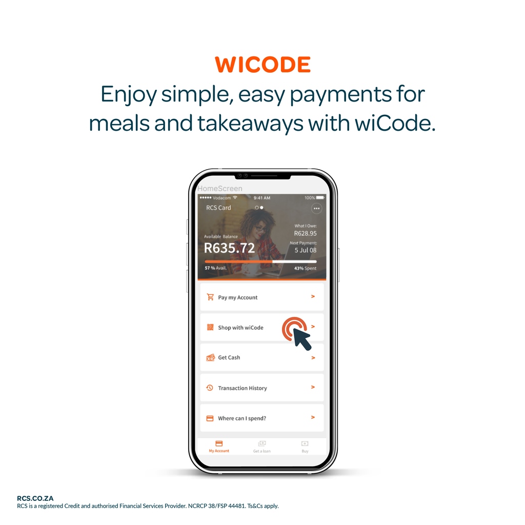 Say goodbye to cash and credit cards with the RCS Store Card - now with digital payment options like Zapper, wiCode and Spot Money, making shopping quick and effortless!