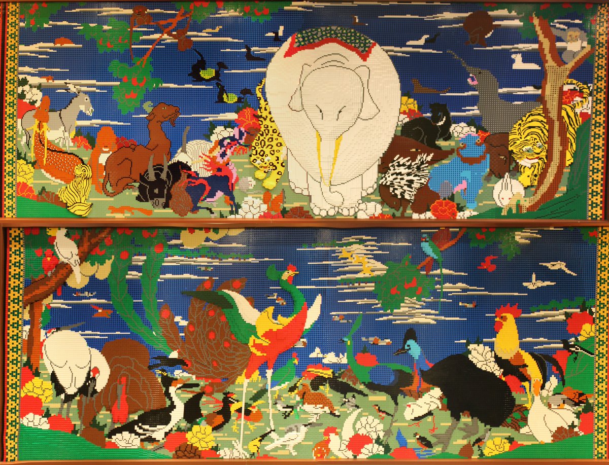 今まで作った一番大きな作品 ～横幅編～ 伊藤若冲「鳥獣花木図屏風
