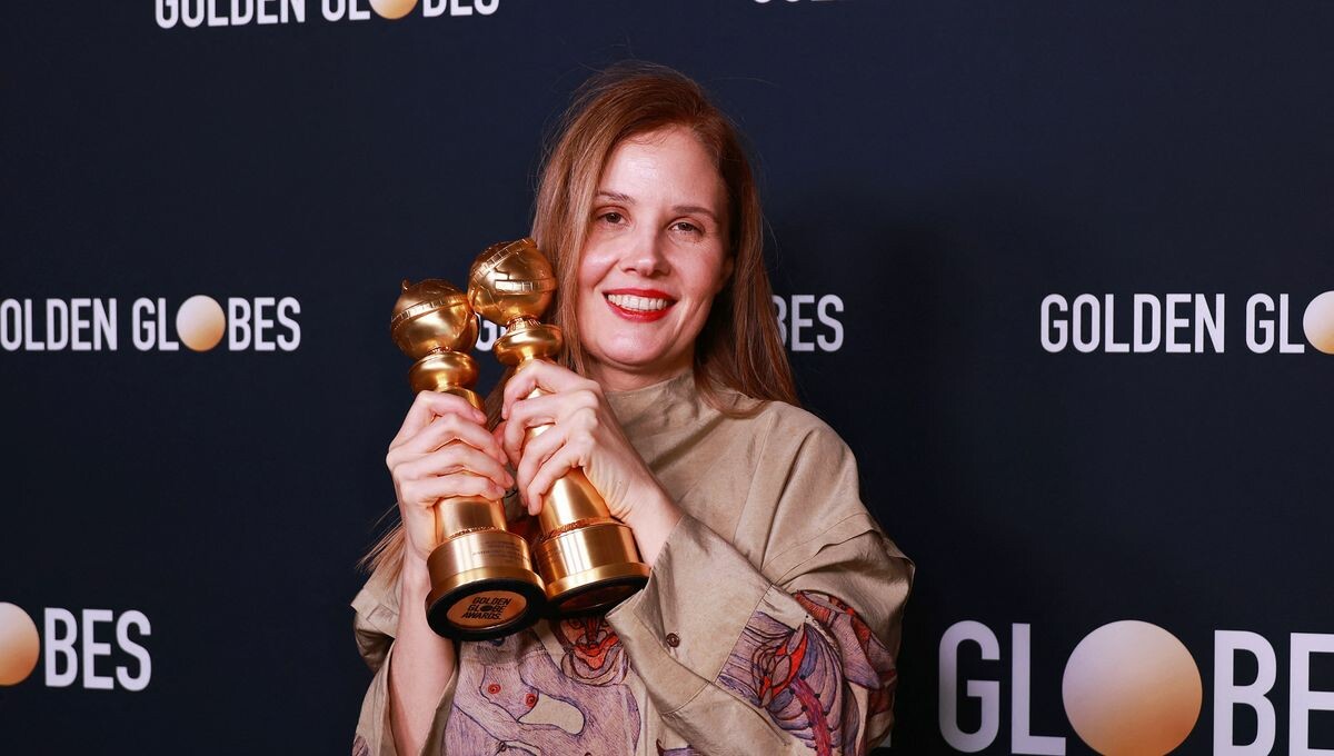 franceinter's tweet photo. Golden Globes : "Anatomie d'une chute", de Justine Triet, sacré meilleur film en langue étrangère et meilleur scénario ➡️ https://t.co/4diwEOnG5n

#GoldenGlobes #AnatomieDuneChute https://t.co/MTe9Z2TkVP