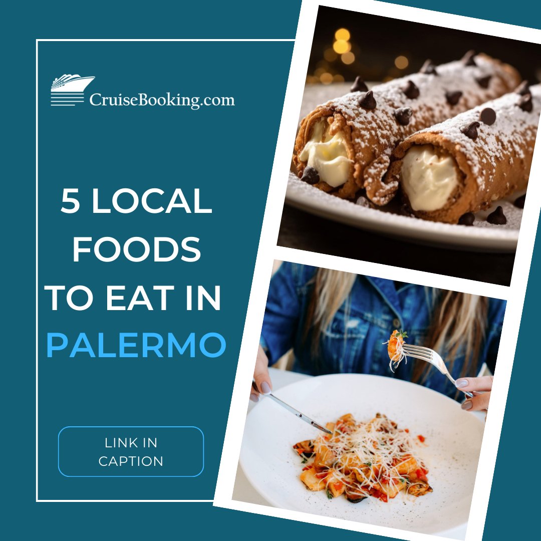 cruise_booking's tweet photo. Exploring the flavors of Palermo!
#Europe #ExploringPalermo #LocalFoods #TastesofPalermo #Palermo #Cruise #CruiseBooking
https://t.co/lChuZ9zfPD https://t.co/kpGozm68bl
