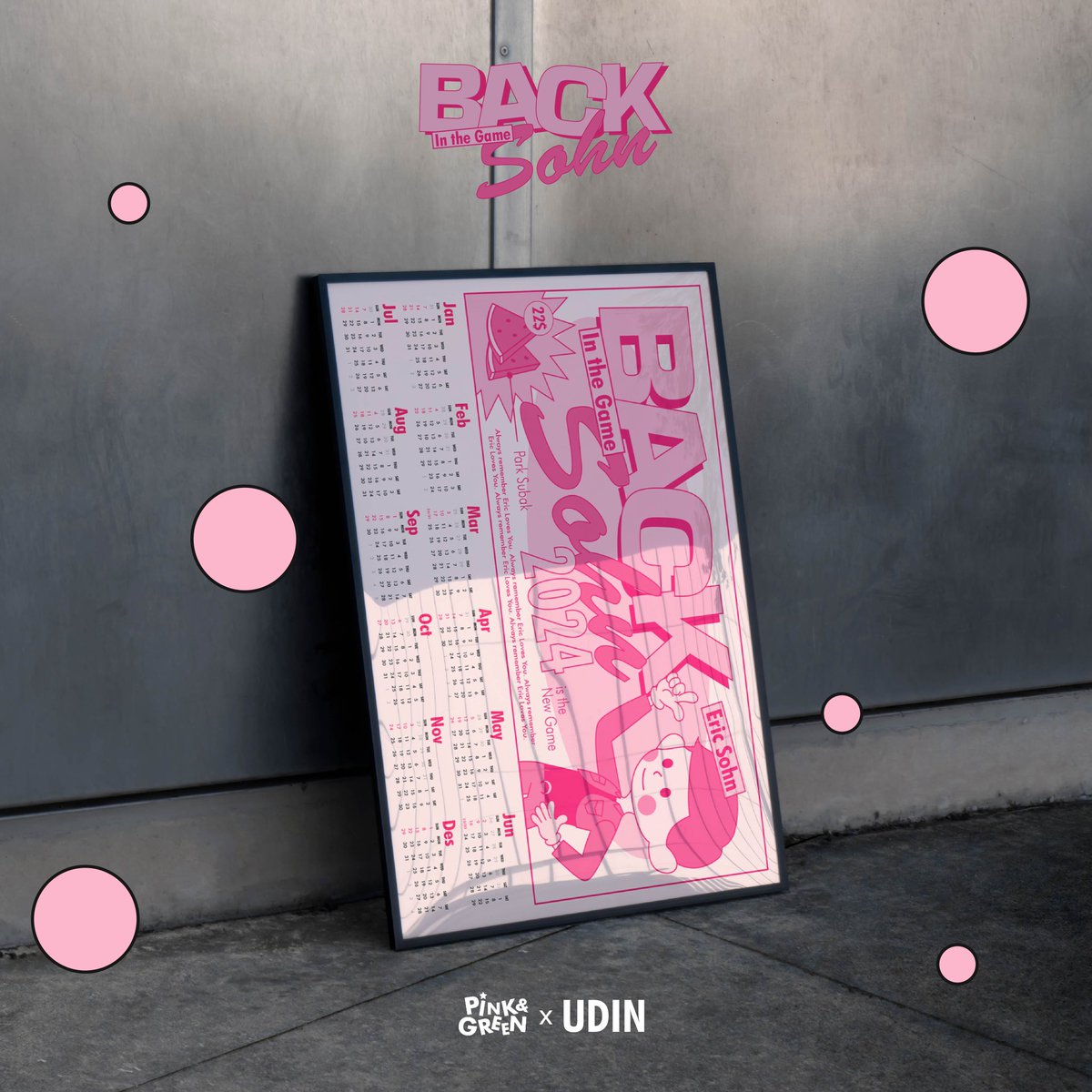 __PinkAndGreen_'s tweet photo. ✱BACK IN THE GAME SOHN✱
Peridod : 8 - 15 JAN

Embrace the enchantment of time with Pink And Green’s 2024 calendar, made by @redchiliflakes . Infuse each moment in the coming year with a touch of joy. 

Pre-Order NOW!!
https://t.co/ICNSXfaHTO

#PinkAndGreen #BackInTheGameSohn https://t.co/GluT2AHqNr