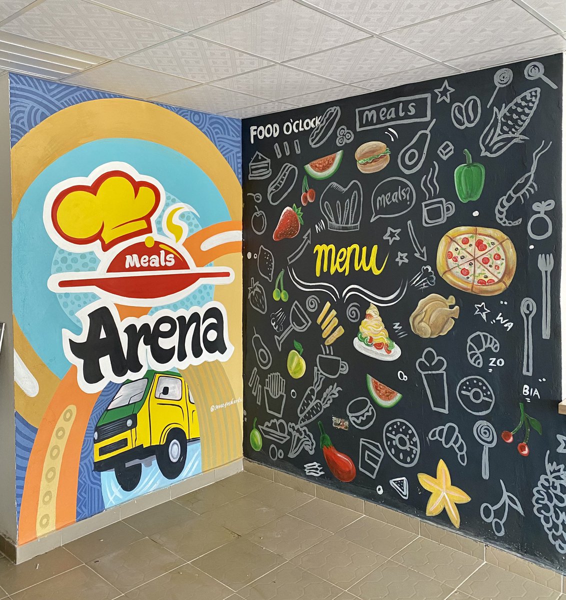 jessejosharts's tweet photo. Meals Arena Lagos road (new location alert) 🍝🥗 https://t.co/tI0qWHYKZ4