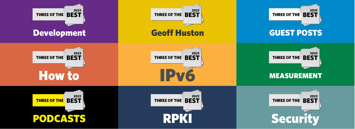 apnic's tweet photo. The final part of APNIC Blog’s 2023 ‘Three of the best’ series, has now been posted. This series highlights the most popular posts from the past 12 months. Catch up now: https://t.co/hmYpBdqDYH
#IPv6 #CapDev #RPKI #NetSec #InfoSec #measurement https://t.co/YM5l0ZbOFA