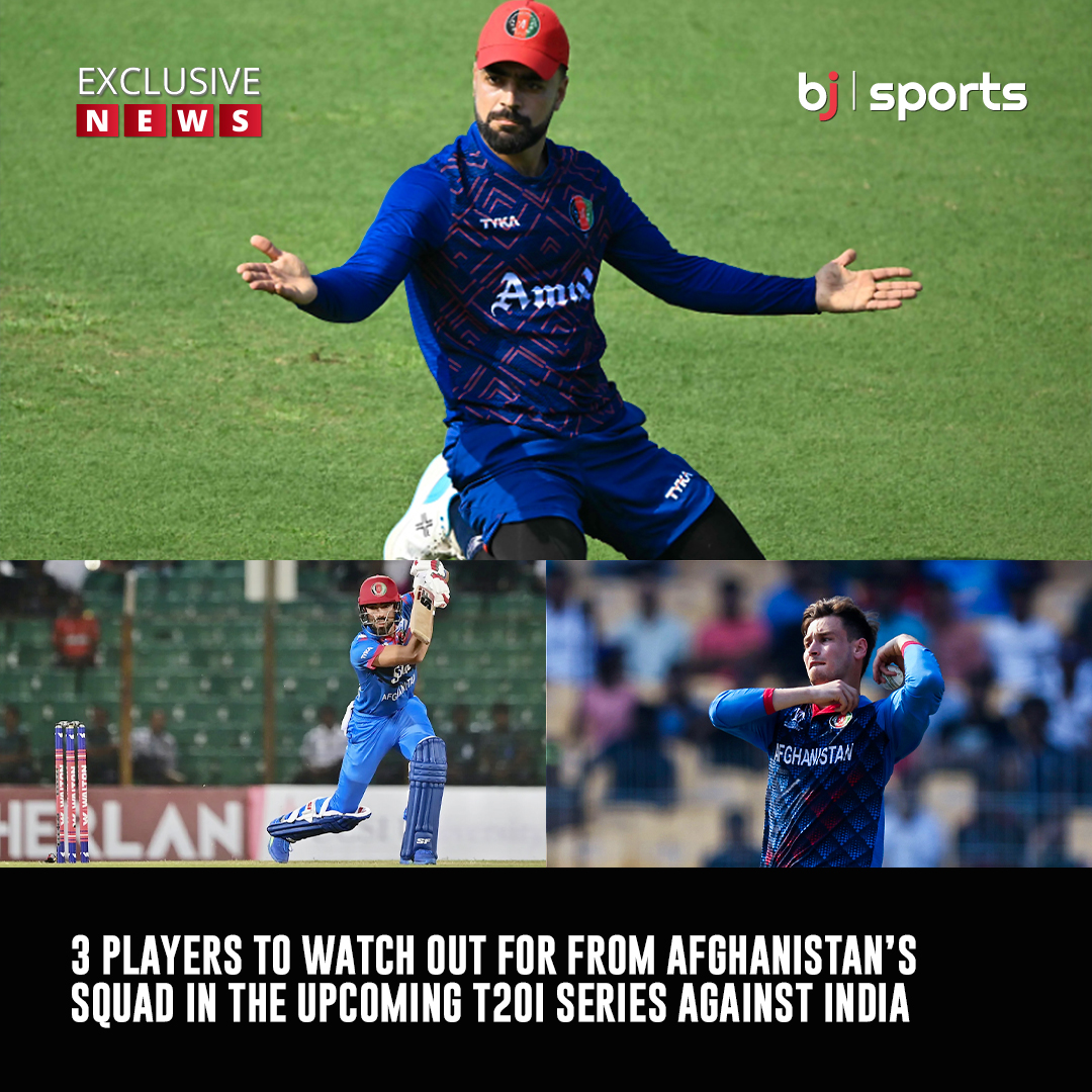 Bjsports_OFC's tweet photo. 3 Players to watch out for from Afghanistan’s squad in the upcoming T20I series against India
https://t.co/jk00VPjG8g
#Bj #Baji #BjSports #Sports #Cricket #Afghanistan #squad #T20I #eries #India https://t.co/0VnQQIJRtL