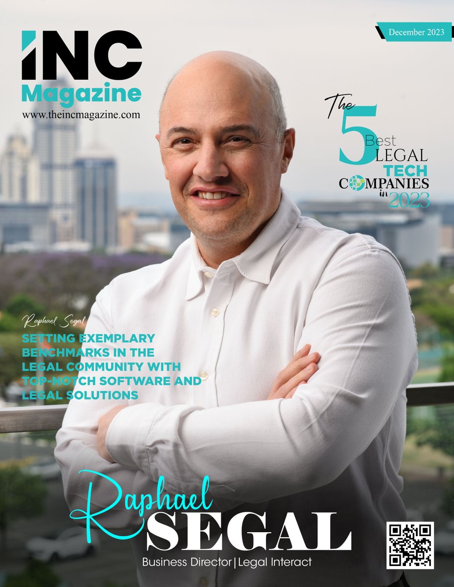 TheIncMagazine's tweet photo. Features #RaphaelSegal, Director of @Legal_Interact, on the cover page of The Inc Magazine as "The 5 Best Legal Tech Companies in 2023"

Read At:- https://t.co/VCyAfJNrgP

#LegalBusiness #LegalAutomation #LawInnovation #LegalSolutions #TechLawLeaders #LegalSoftware #TopLegalTech https://t.co/9hHtXj6m4I
