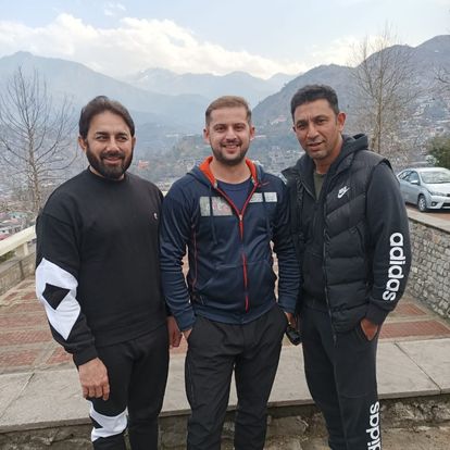smowaiscricket's tweet photo. Exciting times in Azad Kashmir for 1st edition of KPL Trails across Azad kashmir๐ฅ Thrilled to have legends @REALsaeedajmal and @AzharMahmood11 leading the way, sharing their invaluable expertise. ๐๐ #KPLTrials #CricketLegends #AzadKashmir #SaeedAjmal #AzharMahmood ๐๐ต๐ฐ https://t.co/R3Oqn3PRl7