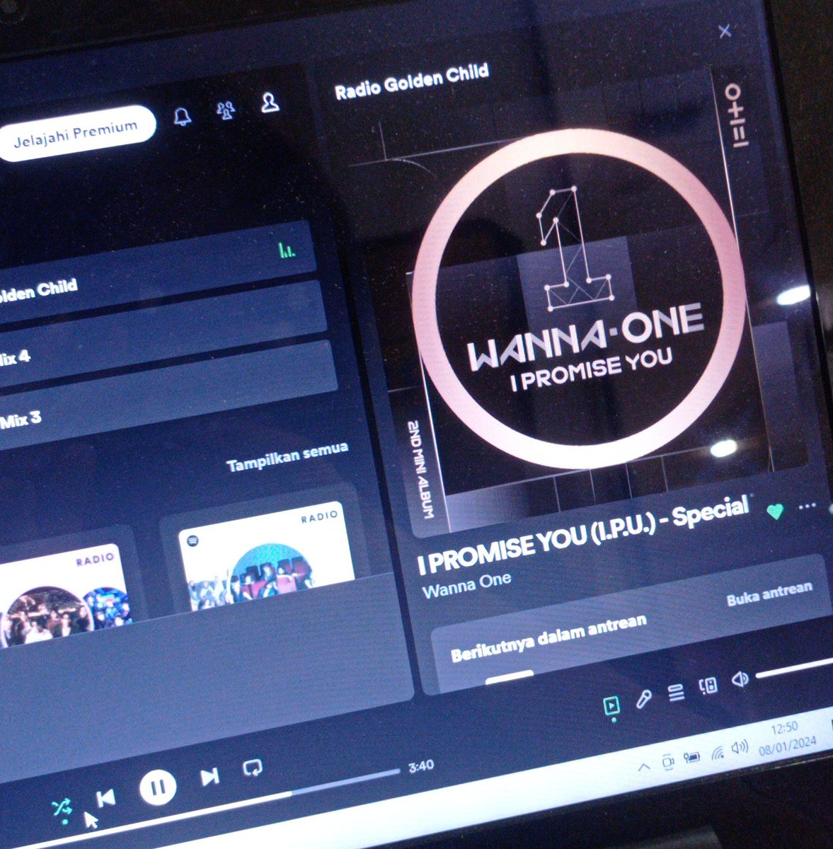 Taik beneran anjir Spotify nyaa😭