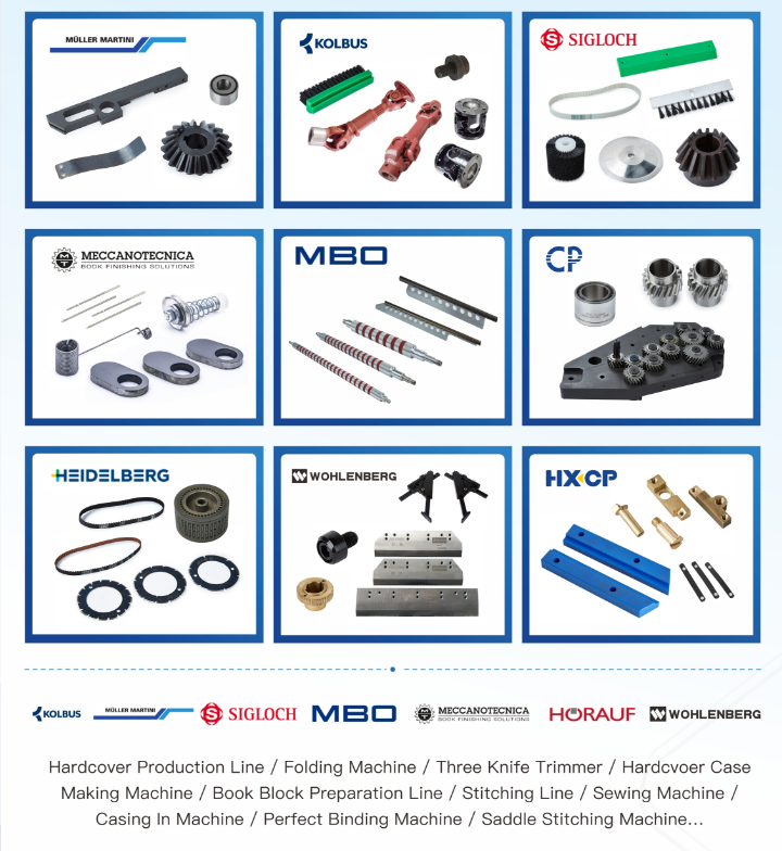 HettyHXCP's tweet image. We supply all post-press machines spare part.

Tel./WhatsAPP:008615111294752
#bindingmachine #printmachine #kolbus #casemakingmachine #hardcoverbookbinding #foldingmachine #heiderburg #KBA #Stahl #hoerauf #sewingmachine #Aster #MullerMartini #SIGLOCH