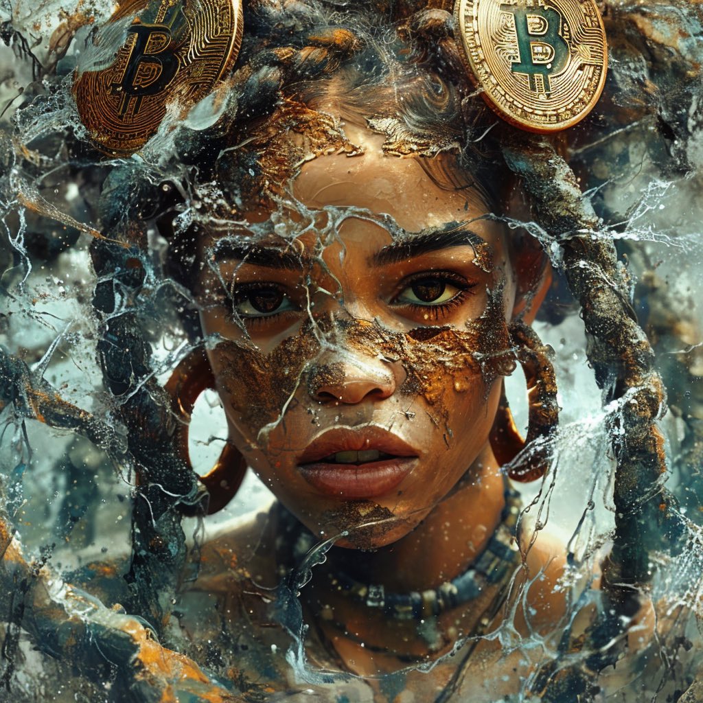 “There is a crack in everything. That's how the light gets in.”

#woman #women #btc #NFT #crypto  #Bitcoin